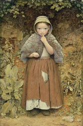 Un mendigo en el camino, 1856